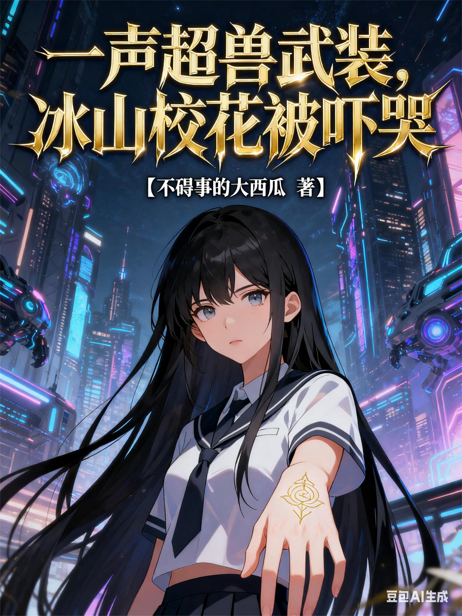 一声超兽武装，冰山校花被吓哭